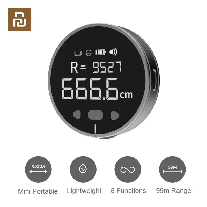 Regla Eléctrica Digital DUKA Little Q – Medidor Láser Portátil
