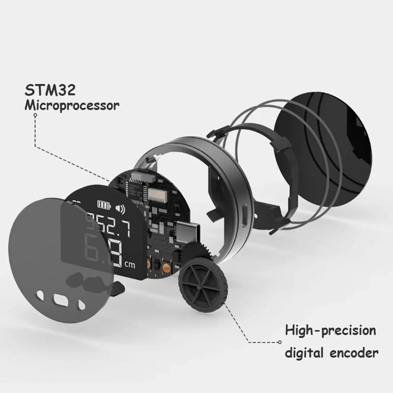 Regla Eléctrica Digital DUKA Little Q – Medidor Láser Portátil