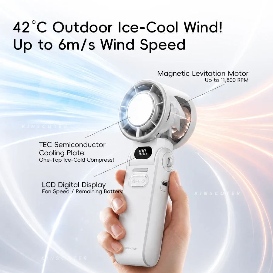 Ventilador Portátil Plegable EasySpeed – Ventilador de Mano Recargable