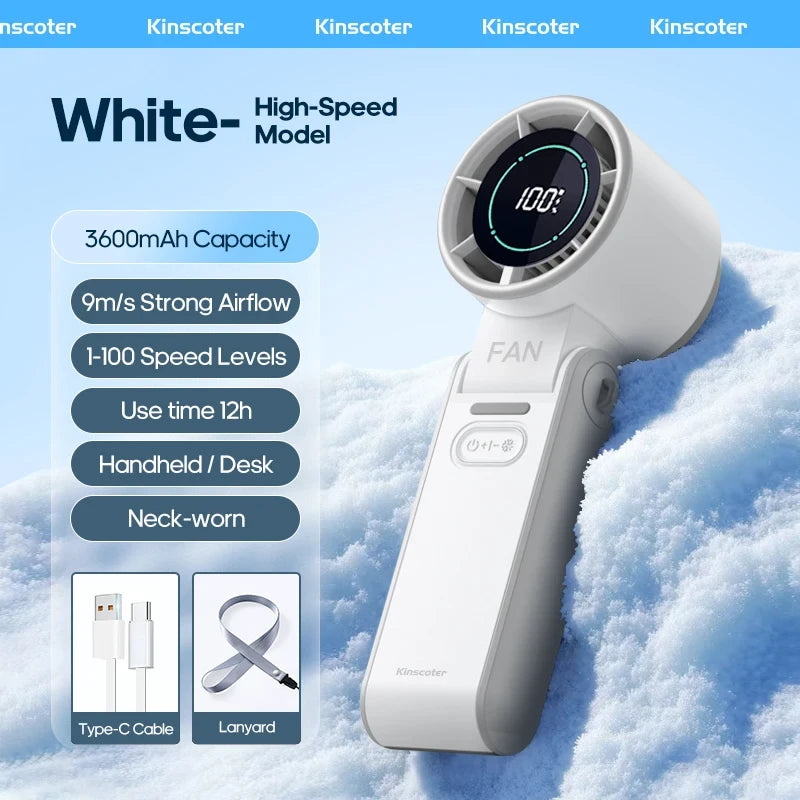 Ventilador Portátil Plegable EasySpeed – Ventilador de Mano Recargable