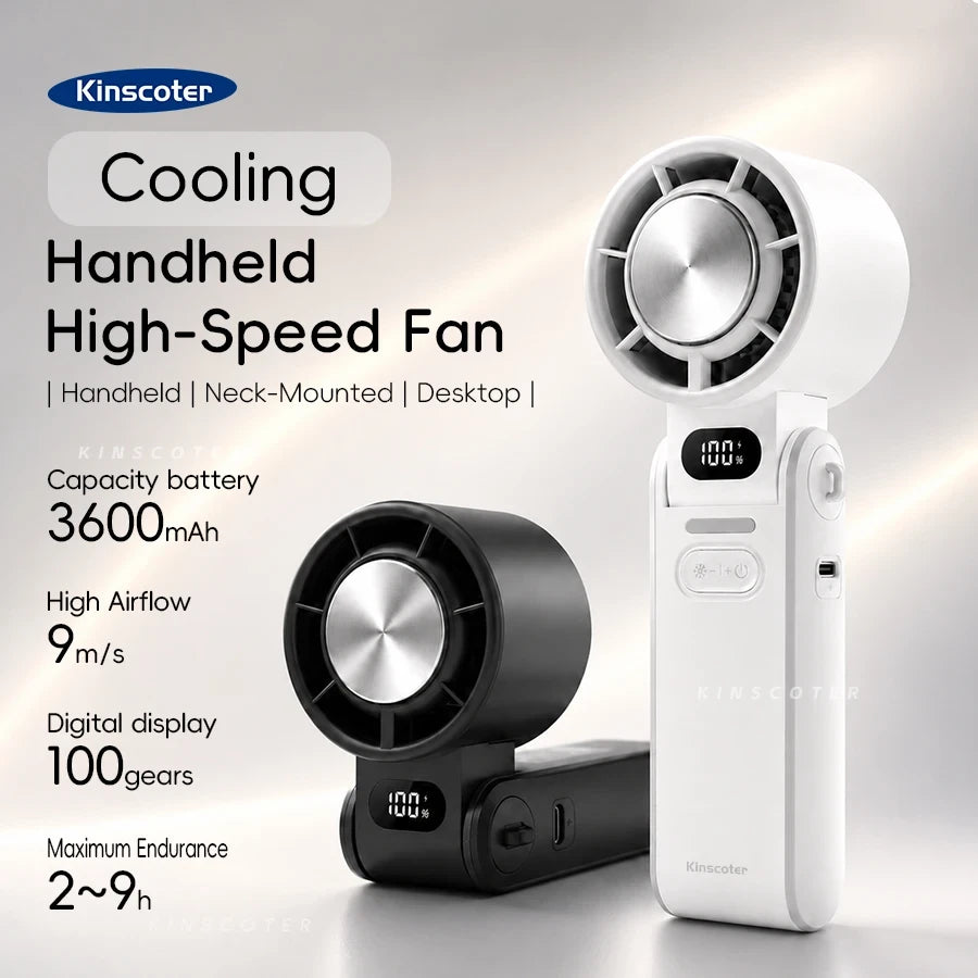 Ventilador Portátil Plegable EasySpeed – Ventilador de Mano Recargable