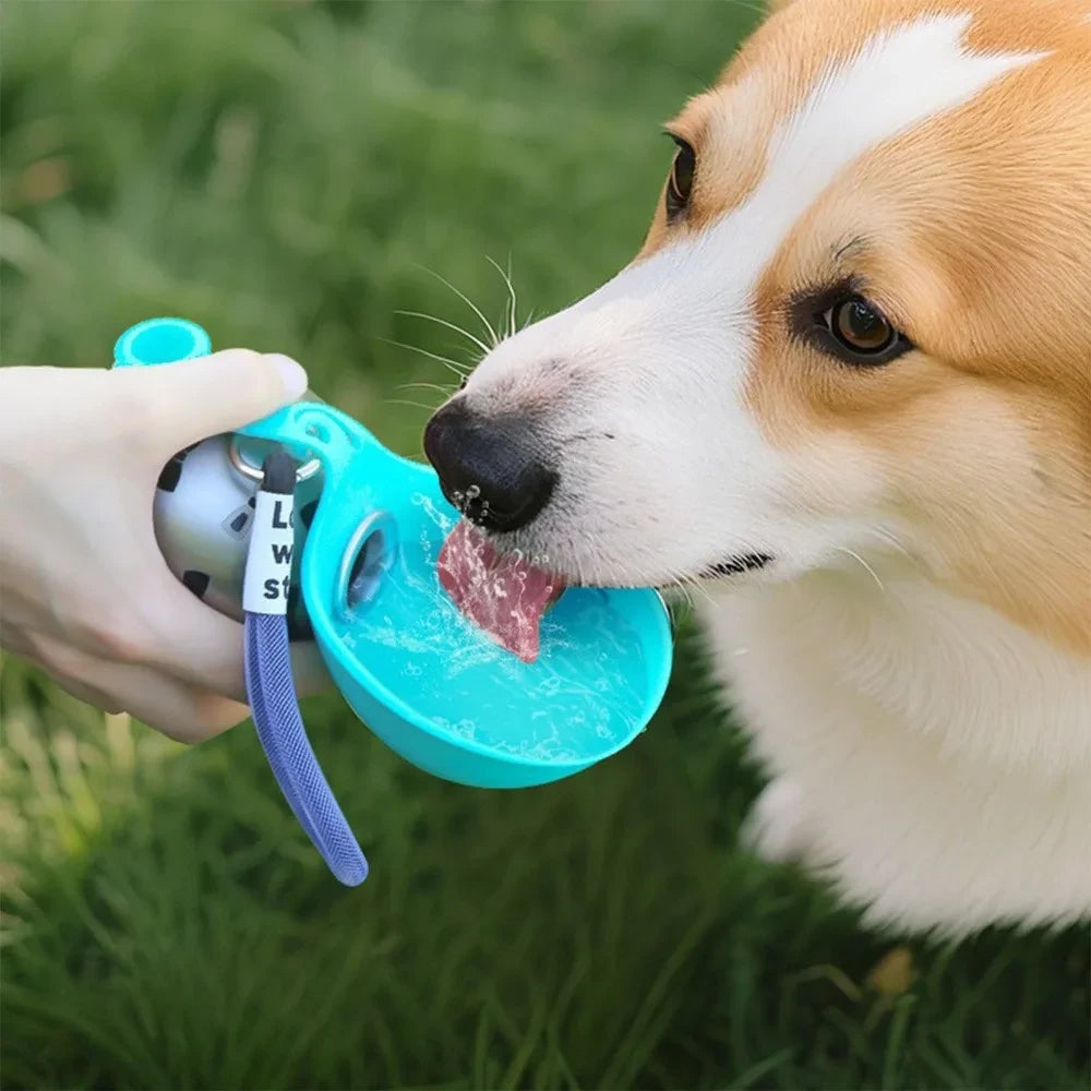 Botella de Agua Portátil para Perros – Dispensador Viaje Senderismo Mascotas