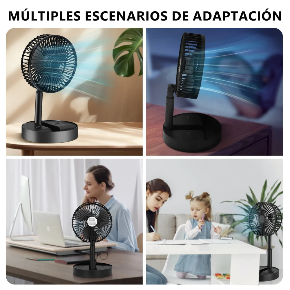 Ventilador Portátil Plegable EasySpeed – Ventilador de Mano Recargable