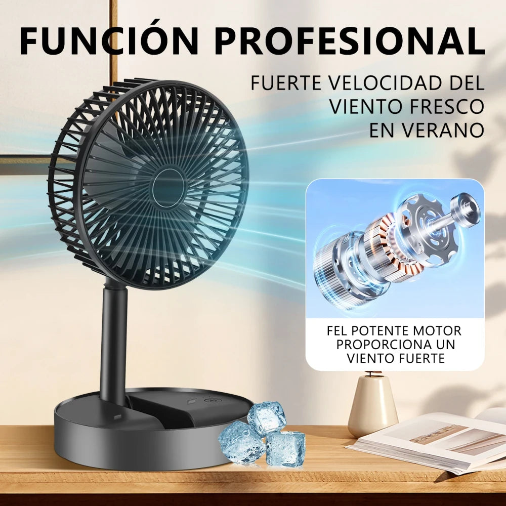 Ventilador Portátil Plegable EasySpeed – Ventilador de Mano Recargable